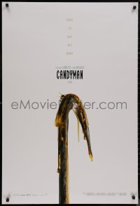 9f0758 CANDYMAN teaser DS 1sh 2021 Jordan Peele, Tony Todd in the title role, dare to say his name!