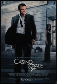 9f0766 CASINO ROYALE advance DS 1sh 2006 Daniel Craig as James Bond & sexy Eva Green!
