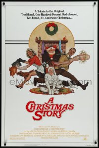9f0770 CHRISTMAS STORY NSS style 1sh 1983 best classic Christmas movie, art by Robert Tanenbaum!