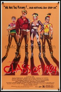 9f0773 CLASS OF 1984 1sh 1982 art of bad punk teens, we are the future & nothing can stop us!