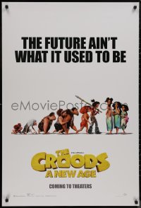 9f0781 CROODS: A NEW AGE advance DS 1sh 2020 the future ain't what it used to be, Cage, Stone!