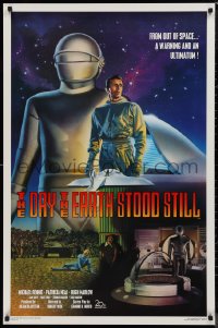 9f0790 DAY THE EARTH STOOD STILL Kilian 1sh R1994 Robert Wise, different art by Robert Rodriguez!