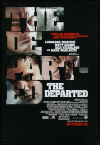 9f0800 DEPARTED advance DS 1sh 2006 Leonardo DiCaprio, Matt Damon, Martin Scorsese!