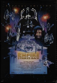 9f0811 EMPIRE STRIKES BACK style C advance DS 1sh R1997 they're back on the big screen!