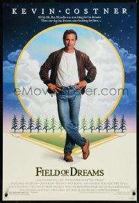 9f0821 FIELD OF DREAMS 1sh 1989 Kevin Costner baseball classic, if you build it, they will come!