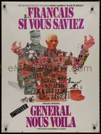 9f0446 FRENCH PEOPLE IF YOU ONLY KNEW French 24x32 1973 Francais si vous saviez