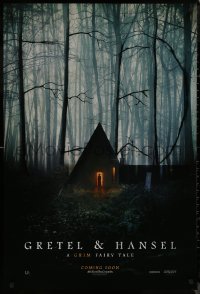 9f0860 GRETEL & HANSEL teaser DS 1sh 2020 Brothers Grimm, Lillis & Leakey in the title roles!
