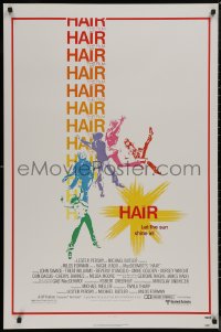 9f0864 HAIR 1sh 1979 Milos Forman musical, Treat Williams, let the sun shine in!