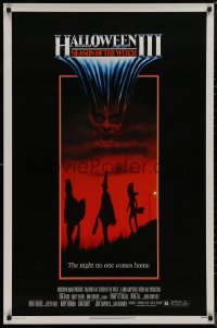 9f0868 HALLOWEEN III 1sh 1982 Season of the Witch, horror sequel, the night no one comes home!