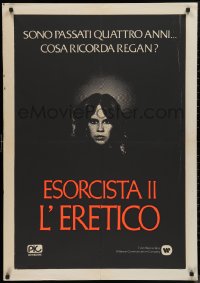9f0381 EXORCIST II: THE HERETIC Italian 1sh 1977 Linda Blair, Boorman's sequel to Friedkin's movie!