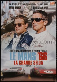 9f0383 FORD V FERRARI teaser Italian 1sh 2019 Christian Bale, Matt Damon, different, Le Mans '66!