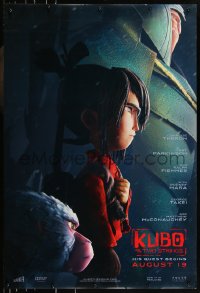 9f0938 KUBO & THE TWO STRINGS int'l advance DS 1sh 2016 voices of Mara, Theron, McConaughey, Fiennes, Takei