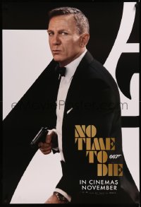 9f0620 NO TIME TO DIE teaser DS Thai 1sh 2020 image of Daniel Craig as James Bond 007 with gun!