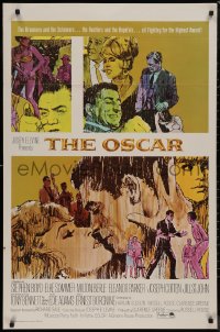 9f1011 OSCAR int'l 1sh 1966 Stephen Boyd & Elke Sommer race for Hollywood's highest award!