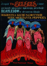 9f0317 SGT. PEPPER'S LONELY HEARTS CLUB BAND Polish 26x37 1979 Beatles, different Pagowski art!