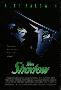 9f1090 SHADOW 1sh 1994 Alec Baldwin knows what evil lurks in the hearts of men!