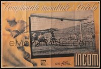 9f0197 CAMPIONATO MONDIALE DI CALCIO 13x19 Italian special poster R1980s World Soccer Championship!