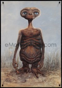 9f0202 E.T. THE EXTRA TERRESTRIAL 19x27 special poster 1990s full-length Carlo Rambaldi art!