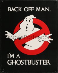 9f0211 GHOSTBUSTERS 22x28 special poster 1984 Ivan Reitman, back off man, I'm a Ghostbuster!