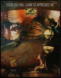 9f0070 STAR WARS CUSTOMIZABLE CARD GAME 26x33 advertising poster 1998 Jabba the Hutt, appreciate me!