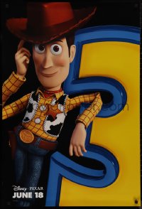 9f1173 TOY STORY 3 advance DS 1sh 2010 Disney & Pixar, close-up of cowboy Woody!