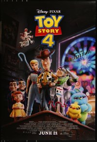 9f1174 TOY STORY 4 advance DS 1sh 2019 Walt Disney, Pixar, Woody, Buzz Lightyear and cast!