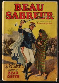 9g1107 BEAU SABREUR Grosset & Dunlap movie edition hardcover book 1928 Gary Cooper, Beau Geste sequel!