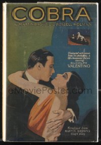 9g1111 COBRA Grosset & Dunlap movie edition hardcover book 1925 Rudolph Valentino, Nita Naldi