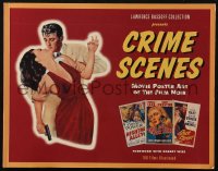 9g1196 CRIME SCENES softcover book 1997 Movie Poster Art of the Film Noir, 100 color images!