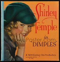 9g1198 DIMPLES Saalfield softcover book 1936 the Shirley Temple movie in words & pictures!