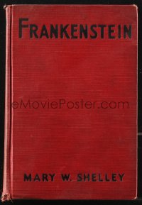9g1116 FRANKENSTEIN Grosset & Dunlap movie edition hardcover book 1931 Boris Karloff, Mary Shelley