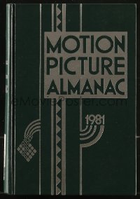 9g1169 INTERNATIONAL MOTION PICTURE ALMANAC hardcover book 1981 loaded with great information!