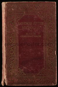 9g1150 LONDON AFTER MIDNIGHT Readers Library Publishing Company English hardcover book 1928 Lon Chaney