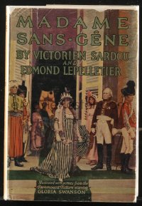 9g1121 MADAME SANS GENE Grosset & Dunlap movie edition hardcover book 1925 Gloria Swanson, Sardou