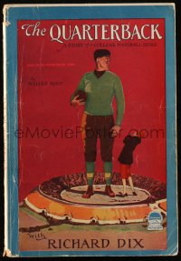 9g1217 QUARTERBACK Jacobsen-Hodgkinson Corporation softcover book 1926 Richard Dix, college football!