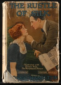 9g1130 RUSTLE OF SILK Grosset & Dunlap movie edition hardcover book 1923 Betty Compson, Conway Tearle