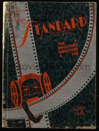 9g1184 STANDARD CASTING DIRECTORY softcover book June 1931 Boris Karloff, Dwight Frye & more!