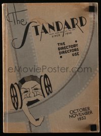 9g1185 STANDARD CASTING DIRECTORY softcover book October/November 1932 Anna May Wong, Harry Langdon
