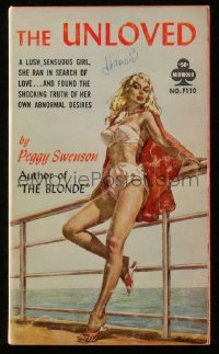 9g1100 UNLOVED paperback book 1961 Paul Rader cover art, shocking truth of her own abnormal desires!
