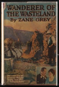 9g1137 WANDERER OF THE WASTELAND Grosset & Dunlap movie edition hardcover book 1924 Zane Grey, Holt