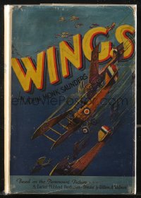 9g1140 WINGS Grosset & Dunlap movie edition hardcover book 1927 Clara Bow, Buddy Rogers, Wellman