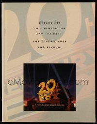 9g0390 20TH CENTURY FOX 1996 campaign book 1996 Star Wars, live action X-Men, Titanic and more!