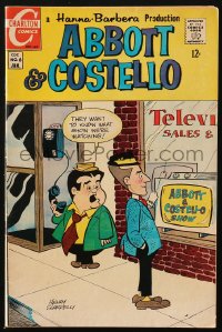 9g0608 ABBOTT & COSTELLO #6 comic book January 1969 Hanna-Barbera, great Henry Scarpelli art!