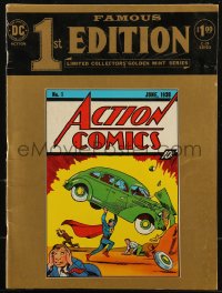 9g0745 FAMOUS 1ST EDITION magazine 1974 limited collectors' golden mint series, Action Comics No. 1!