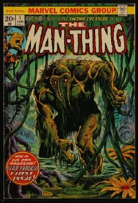 9g0619 MAN-THING vol 1 no 1 comic book January 1974 now in his own magazine, fear-fraught 1st issue!