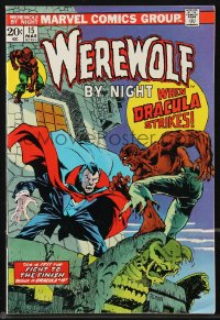 9g0642 WEREWOLF BY NIGHT #15 comic book March 1974 Marvel Comics, Mike Ploog art, Dracula strikes!
