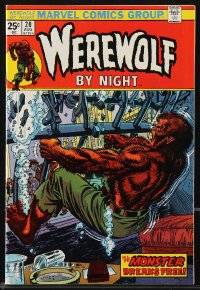 9g0646 WEREWOLF BY NIGHT #20 comic book August 1974 Marvel Comics, Perlin & Colletta art, breaks free!