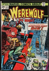 9g0647 WEREWOLF BY NIGHT #21 comic book Sept 1974 Marvel Comics, Don Perlin art, another must die!