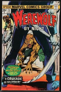 9g0652 WEREWOLF BY NIGHT #26 comic book Feb 1975 Marvel Comics, Don Perlin art, Crusade of Murder!