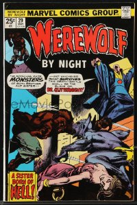 9g0655 WEREWOLF BY NIGHT #29 comic book May 1975 Marvel, Moench & Perlin art, Sister Born of Hell!